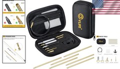 Comprehensive .22lr Gun Cleaning Kit with 6 Brass Rods – Organized Case Included