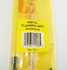 HOPPE’S NO. P22 ONE-PIECE ALL CALIBERS PISTOL CLEANING ROD