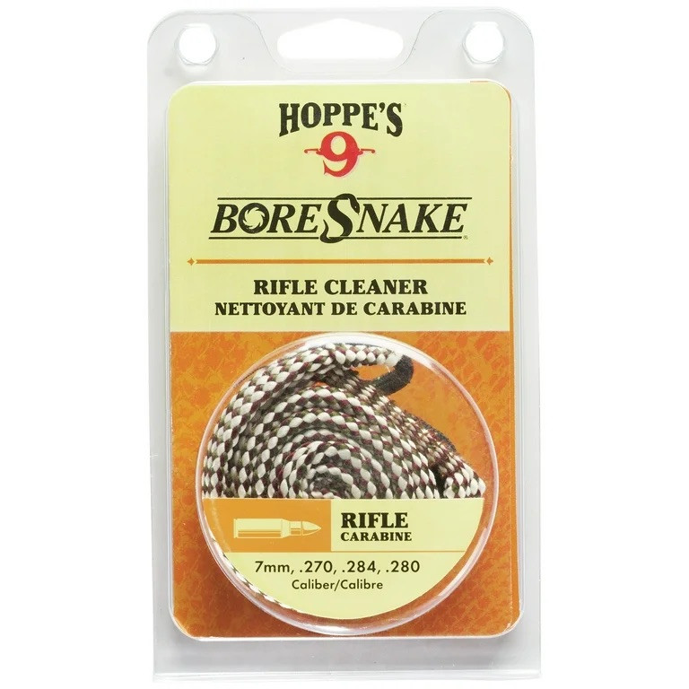 Hoppes 9 BoreSnake Rifle Cleaner .270 7mm .284 .280 Caliber