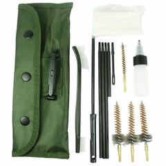 For .22LR, .223, .257, 5.56mm Rifle Gun Cleaning Kit Brush Cleaner with Pouch US