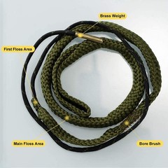 New Gun Snake Cleaner Gun Cleaning Kits Bore Rope .38 Cal .357 Cal .380 Cal &…