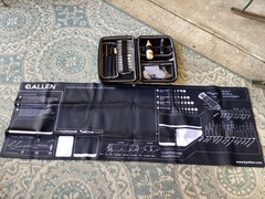 Allen Krome Cleaning Kit Multi-Caliber Handgun 14 Piece w/ pad