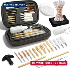 Gun Cleaning Kit Universal Handgun Cleaning Kit .22,.357/.38/9mm,.45 Caliber Pis
