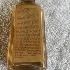 Montgomery Wards Western field Nitro Powder Solvent Bottle Nice! 3/4 Full