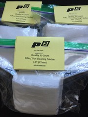 Gun / Rifle Cleaning Patches 3.0″ Square Cotton 50 Count – USA Seller
