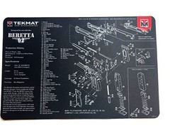 TekMat Beretta 92 Gun Cleaning Mat 17”x11”
