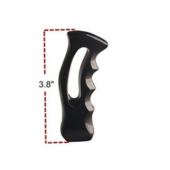 Universal Gun Grip Handle Shift Knob Manual Gearbox Screw On for Dodge Black