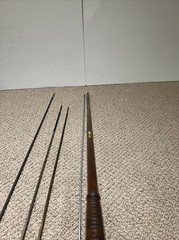 Lot Of 5 Gun Shotgun Wooden Handled Brass Steel Long Cleaning Rods