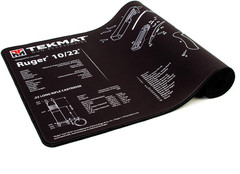 Ultra Cleaning Mat for Use with Ruger 10/22 , Black, 15″ X 44″