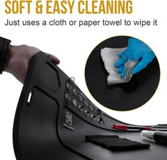 OneTigris Gun Clean Mat Magnectic for Table, Extra Large X-Large, black