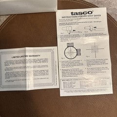 Vintage Tasco Shot Saver #30/35E Bore Sight Collimator Set With Box