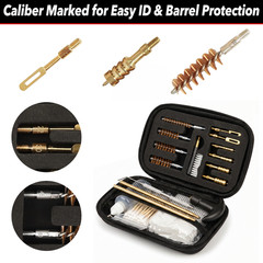 87 pcs Gun Cleaning Kit Pro Universal Handgun For .308 Caliber / 9mm Pistol