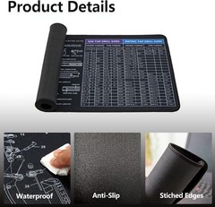 35×12 Inches Gun Cleaning Mat, Large Gun Mat for Glock Black