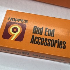 Vintage Hoppe’s 9 Gun Cleaning Kit & Orange Storage Box Oil Solvent