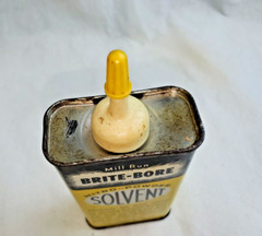 Vintage MILL RUN BRITE-BORE NITRO POWDER SOLVENT Oiler Gun Cleaning