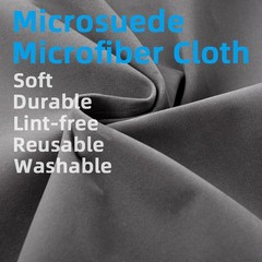10 Pack Microfiber Gun Cleaning Cloth, 12″X12″ Lint Free Gun Cleaning Rags, Reus