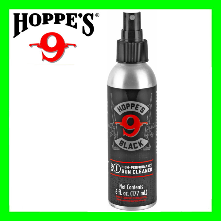 Hoppe’s Black Gun Cleaner Spray 6 oz High Performance, Safe for any Firearm Bore