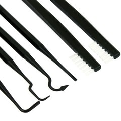 2PACK x 6 PCS Gun Rifle Pistol Cleaning Brush Brushes Picks Nylon Non-Scratching