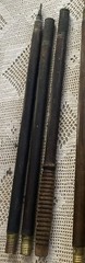2 Vintage Wood & Brass 3 Piece Shotgun Cleaning Rods