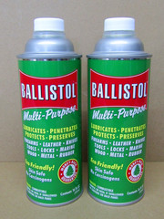 Ballistol Multi Purpose Oil Lubricant & Gun Cleaner Non-Aerosol 16 oz Can 2-pack