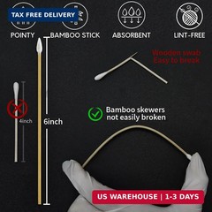 PINGMIC Gun Cleaning Supplies – Gun Cleaning Patches and Long Cotton Swabs Set,