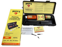 Hoppe’s No. 9 Pistol Cleaning Kit & Storage Box 9mm .357 .380 .38 Calibers PC038