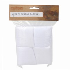 Tourbon 300 Pack Pistol Cleaner Gun Barrel Cleaning Patches Cloth.38-.45 Caliber