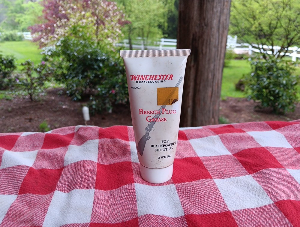 WINCHESTER MUZZLELOADING BREECH GUN GREASE PARTIAL GUN ACCESSORIES HUNTING