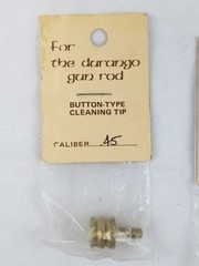 NOS Lot of 7 Button Type Brass Cleaning Tips For The Durango Gun Rod Jag Swab