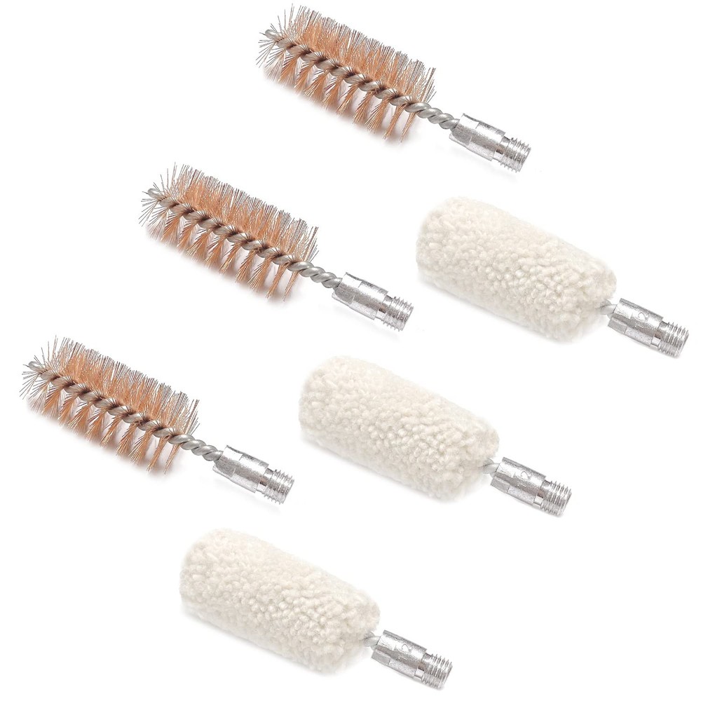 6 Pack Bore Brush/Swab Kit,Shoutgun/Pistol Bore Brushes Cleaning Mop Brushes …