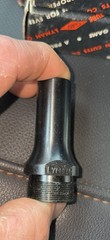 LYMAN CUTTS COMPENSATOR TUBE 16 GAUGE MOD. MODIFIED STEEL CHOKE TUBE W/ BOX NOS