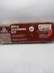 VINTAGE Outers Gunslick Rifle Cleaning Kit No. 477 Original Black Case .22 USA