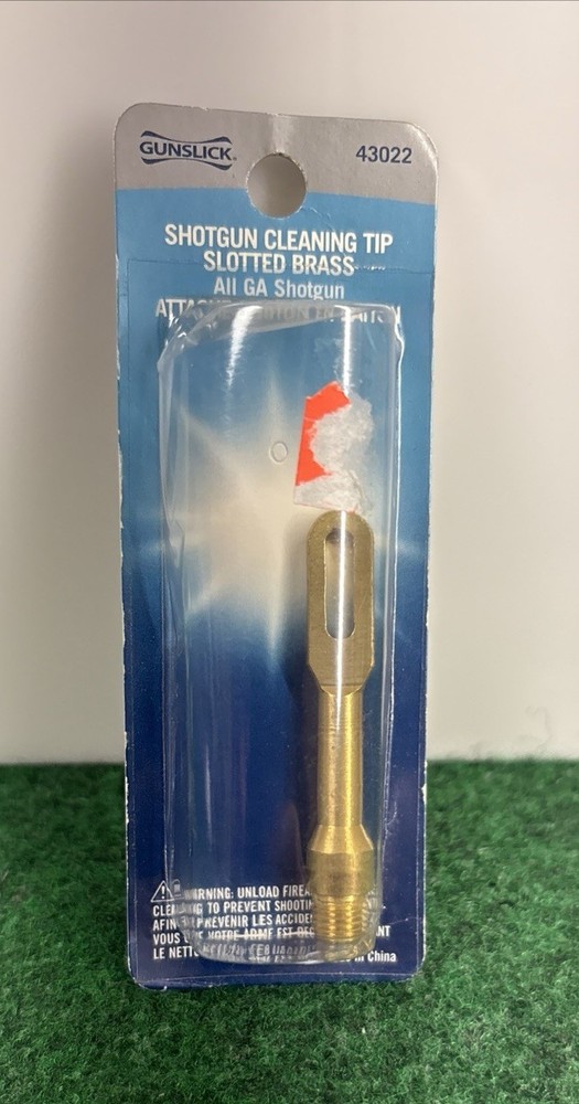 Gunslick Brass Shotgun Cleaning Tip- Slotted- 43022