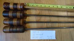 4 Loading / Range / Bench Rifle Steel Cleaning Rods Set G, Muzzleloader