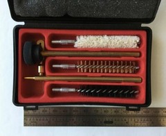 UTG – 9MM/.380/.357 Pistol Cleaning Kit, 6-pieces with case