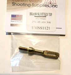 Eastern Maine Shooting Supplies Brass Slotted Tip for Rifle Cleaning Cloth .270