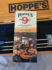 Hoppe’s No. 9 Deluxe Gun Cleaning Kit In Hinged Cherry Wood Box Accessories Rod