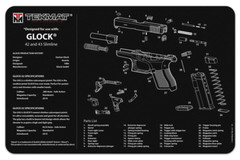 TekMat Ultra Premium Handgun Cleaning Mat Glock 42/43