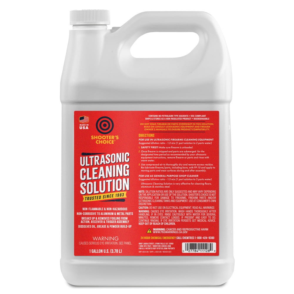Shooters Choice Ultrasonic Cleaning Solution, 1 Gallon UCS128: SHF-UCS128