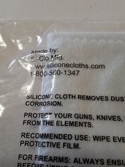 RUGER SILICONE GUN & REEL CLOTH, PROTECTS, POLISHES, TREATED NOS SI-CLO MFG NOS