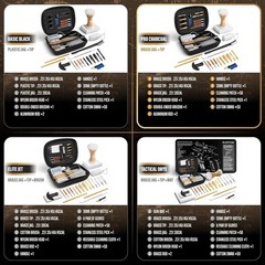 Comprehensive .22 to .45 Cal Gun Cleaning Kit – High-Quality Brass Components