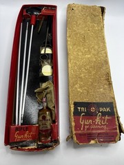 Tri-Pak gun kit Jointed Duralumin No 522 Rifle Rod Cleaner .22 Cal cleaning lot