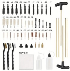 Gun Cleaning Kit for Rifle Pistol Shotgun Muzzleloader for any Caliber Universal