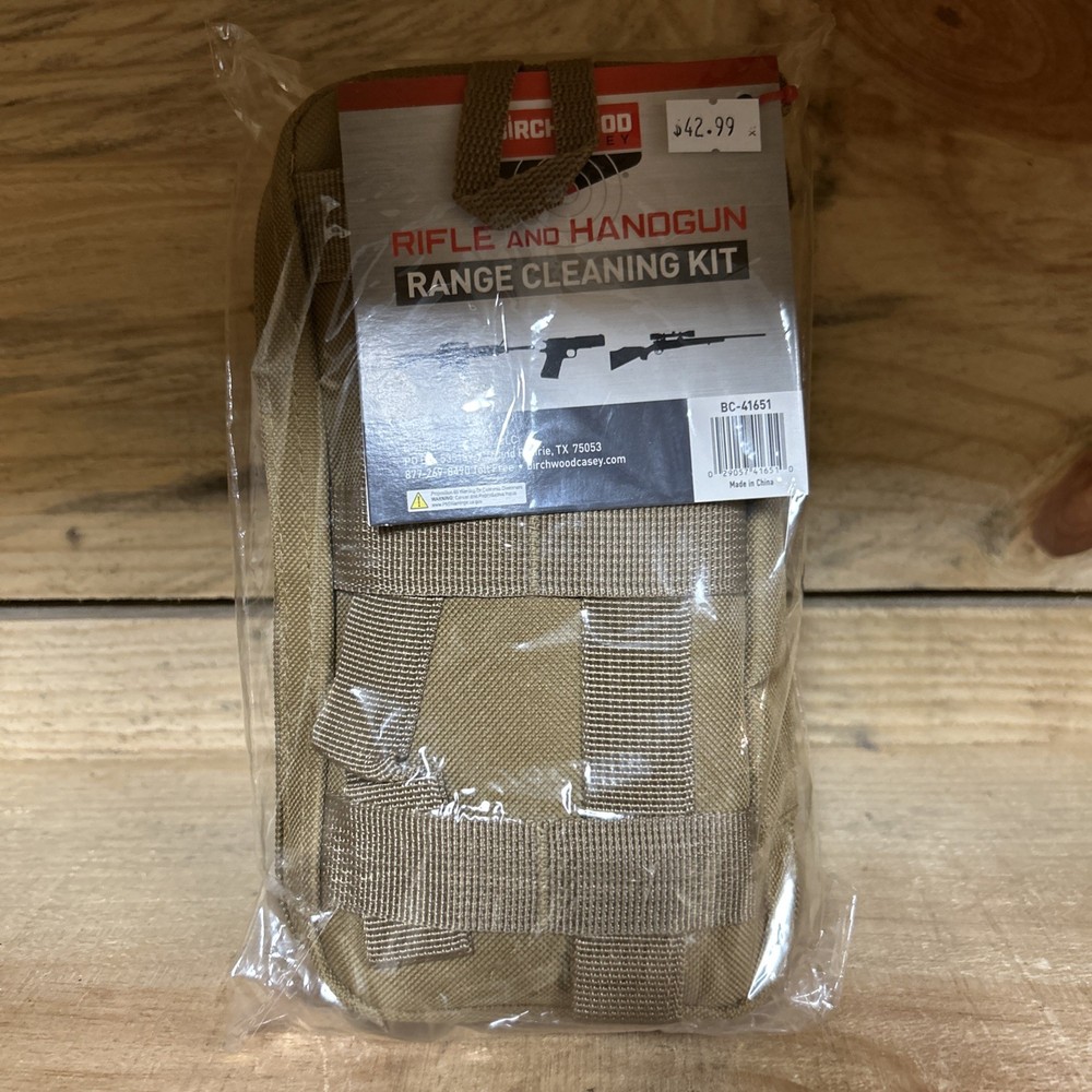 Birchwood Casey Rifle And Handgun Range Cleaning Kit Multicaliber Tan – 41651