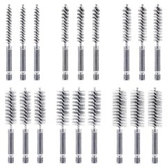 Comprehensive 18pc Bore Brush Cleaning Kit with Durable Stainless Steel Bristles