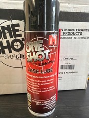 Hornady 9991 One Shot Spray Case Lube With DynaGlide Plus 5 fl Oz – Red