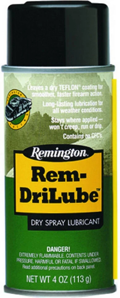 Remington Rem DriLube Liquid 4 Ounce Aerosol Can Spray – 18396