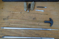 Lot of Vintage Shotgun and Rifle Cleaning Rods and Parts Hoppe’s Outers Misc