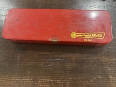Vintage Outers Gunslick No 477 Rifle Cleaning Kit Complete Lead Top Oil Can