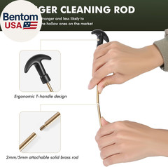 Universal Handgun Cleaning Kit for .22 .357/.38/9Mm .40 .45 Caliber Pistol Gun B